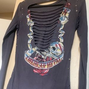 Womens AFFLICTION Long Sleeve